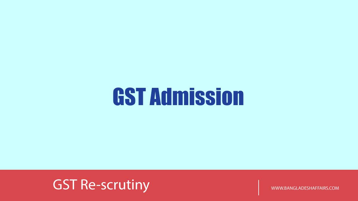 GST Re-scrutiny