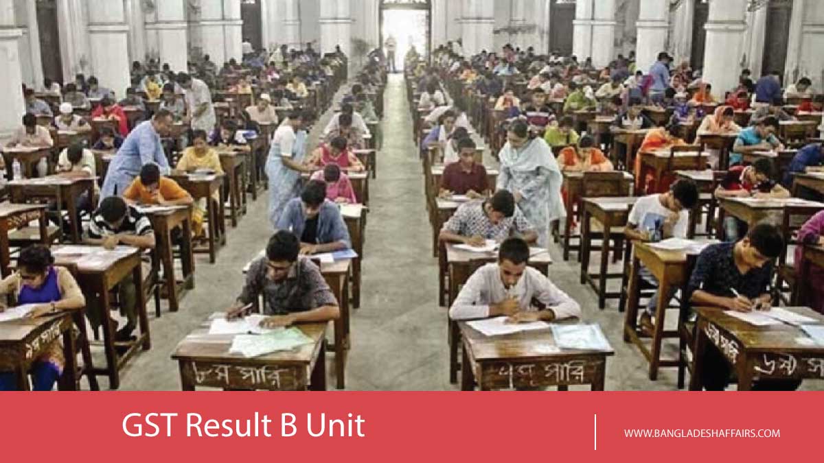 GST Result B Unit