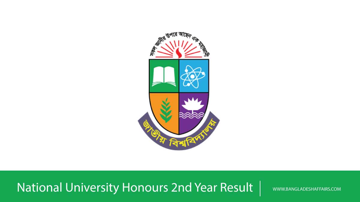 National University Honours 2nd Year Result