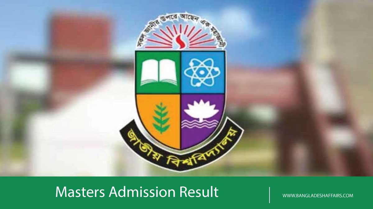 NU Masters Admission Result