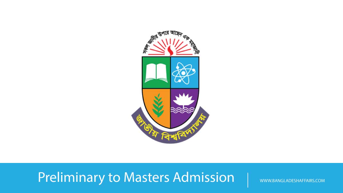 Preliminary to Masters Admission